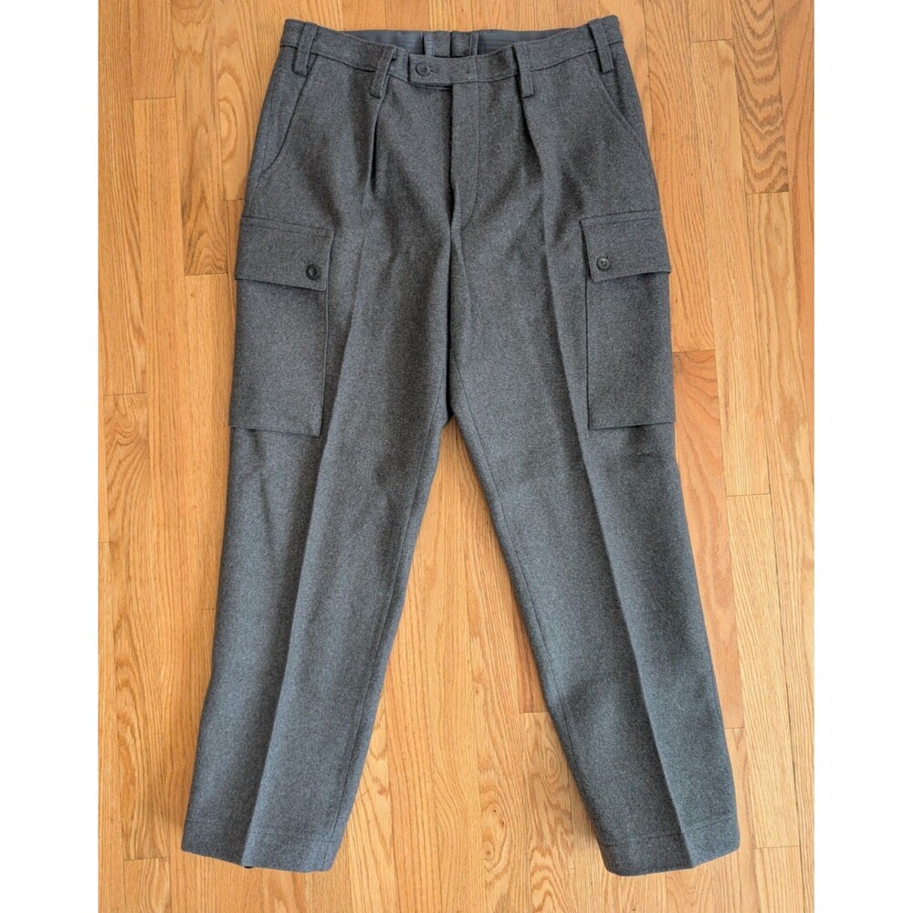 Vintage Finnish Military Issue Valtion Puketehdas Wool Pants Men’s 34”x 30”